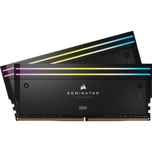 Memoria RAM Corsair Dominator Titanium 48GB 2x24GB DDR5 7200MHz CL36 XMP Nero