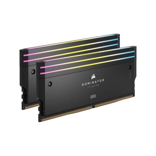 Memoria RAM Corsair Dominator Titanium 48GB 2x24GB DDR5 7200MHz CL36 XMP Nero