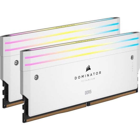 Corsair Dominator Titanium DDR5 6600MHz 96GB 2x48GB CL32 XMP Bianco