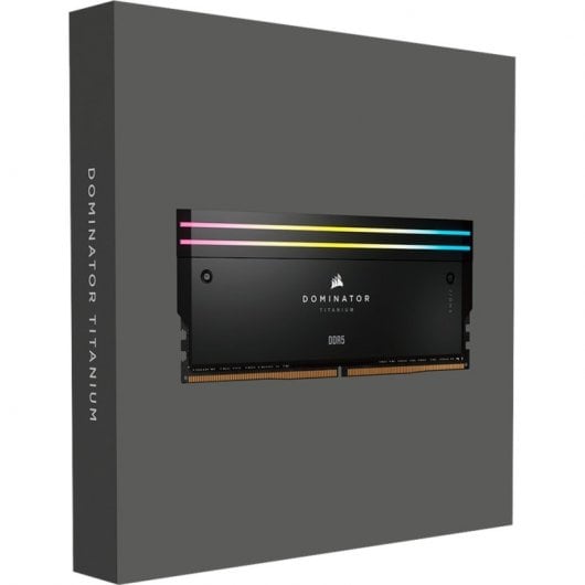 Corsair Dominator Titanium DDR5 6400MHz 64GB 2x32GB CL32 XMP Pretas