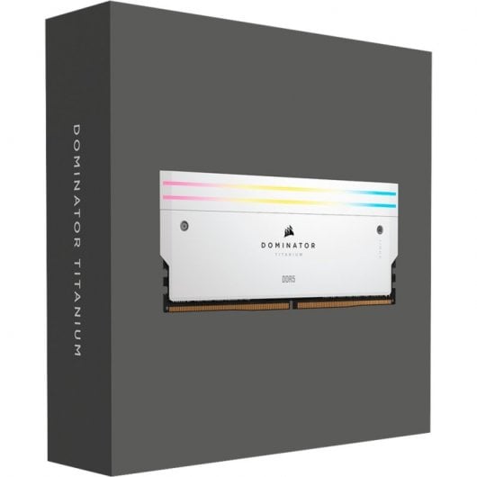 Corsair Dominator Titanium DDR5 6000 MHz 48 GB 2x24 GB CL30 XMP Bianco
