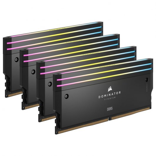 Corsair Dominator Titanium DDR5 6000MHz 96GB 4x24GB CL30 XMP Pretas
