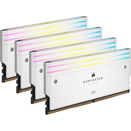 Corsair Dominator Titanium DDR5 6000MHz 64GB 4x16GB CL36 XMP Blanco