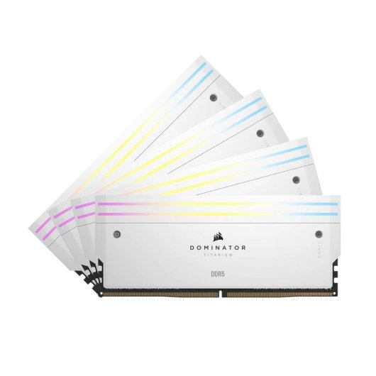 Memória RAM Corsair Dominator Titanium 64GB 4x16GB DDR5 6000MHz CL36 XMP Branco