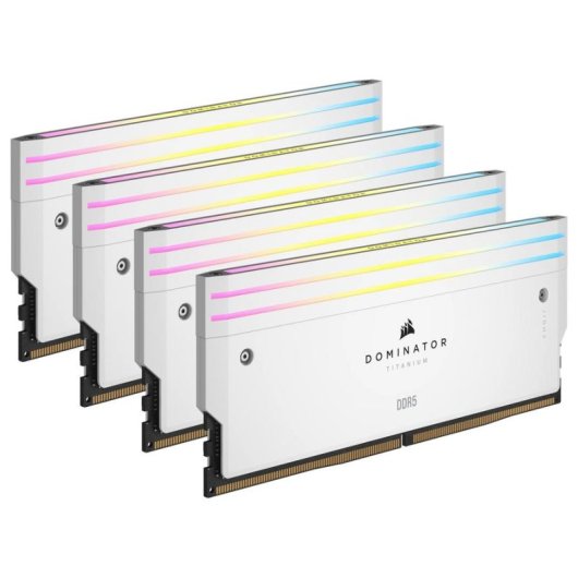 Memória RAM Corsair Dominator Titanium 64GB 4x16GB DDR5 6000MHz CL36 XMP Branco