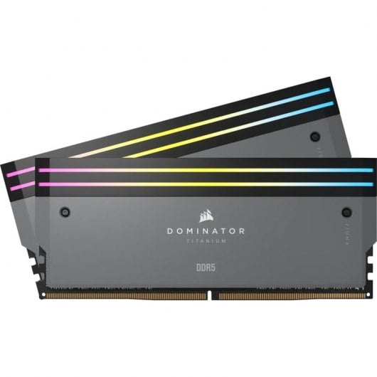 Corsair Dominator Titanium DDR5 6000MHz 64GB 2x32GB CL30 Memoria Dual AMD EXPO e Intel XMP Gris