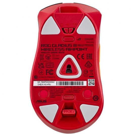 Mouse da gioco wireless ASUS ROG Gladius III Wireless AimPoint EVA-02 Edition 36000 DPI