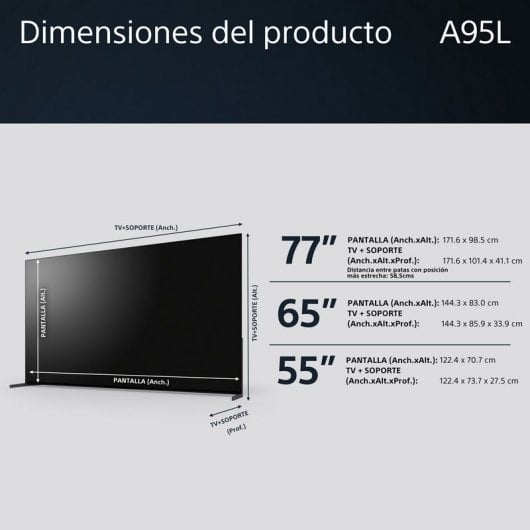 Sony XR-55A95L 55" QD-OLED UltraHD 4K HDR10 Android TV