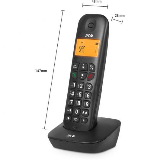 Telefono cordless SPC Air GAP Nero