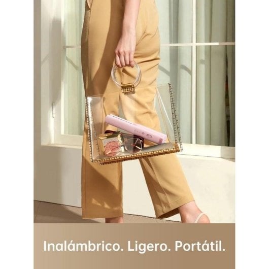 Lisseur 2-en-1 Sans Fil Dreame Hair Glamour AST14A 210ºC 3 Réglages Ionique Rose