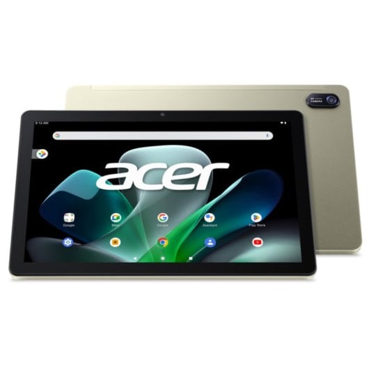 Acer-Iconia-Tab-M10-10.1"-FHD-4/128GB-Gris-Champán-+-Funda-de-Silicona-Transparente