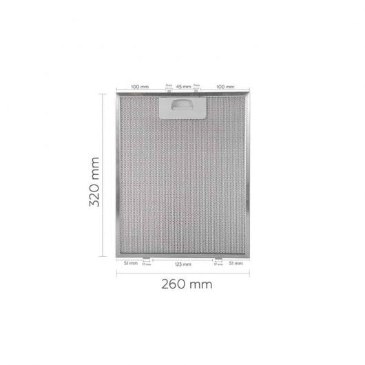 Filtro Campana Extractora Multimarca 320x260 Mm