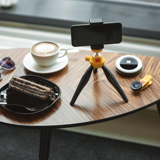 Stativ Kodak KTP001 Bluetooth 21 cm Schwarz Gelb Smartphone