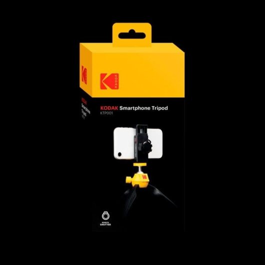 Trépied Kodak KTP001 Bluetooth 21cm Noir Jaune Smartphones