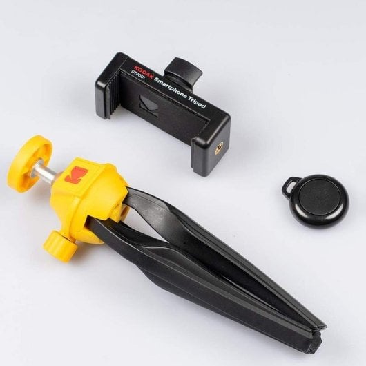 Trépied Kodak KTP001 Bluetooth 21cm Noir Jaune Smartphones