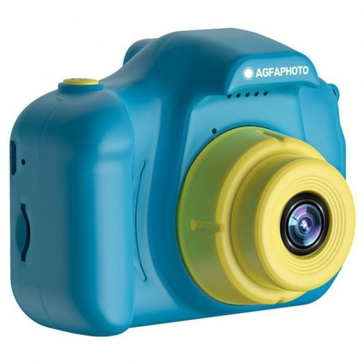 AgfaPhoto Realikids Cam Mini Cámara Infantil 12MP Azul/Amarillo