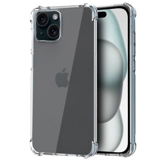 Cool Funda AntiShock Transparente para iPhone 15