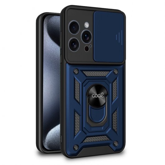 Cool Carcasa Hard Ring Marino para iPhone 15 Pro