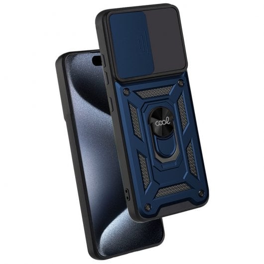 Cool Carcasa Hard Ring Marino para iPhone 15 Pro