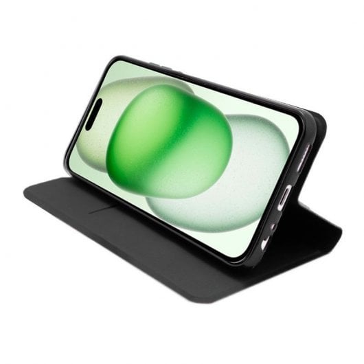 Cool Flip Cover Elegance Funda Negra para iPhone 15 Plus