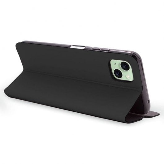 Cool Flip Cover Elegance Funda Negra para iPhone 15 Plus