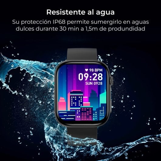 Contact Smartwatch Pantalla IPS 2.01" Negro