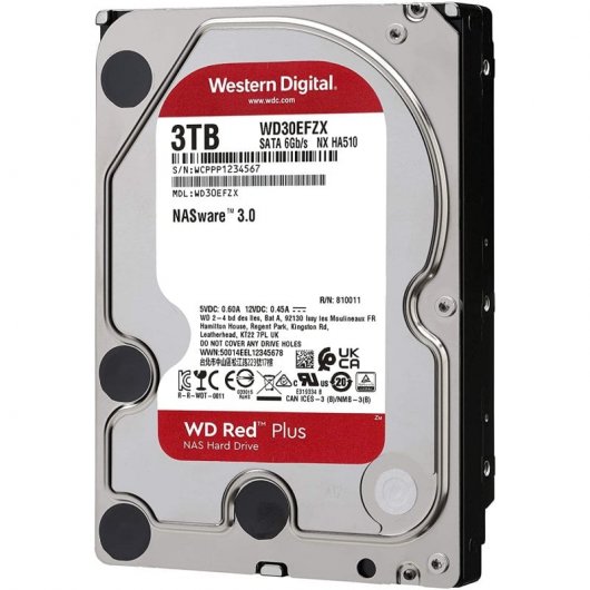 WD Red Plus 3.5" 3TB NAS SATA 3 Refurbished
