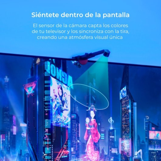 Ksix Ambiglow Tiras LED Inteligentes Para TV 55" a 75" 3.5m