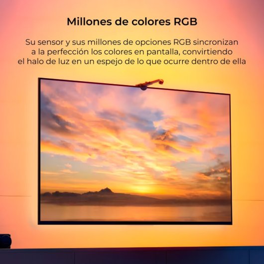 Ksix Ambiglow Tiras LED Inteligentes Para TV 55" a 75" 3.5m