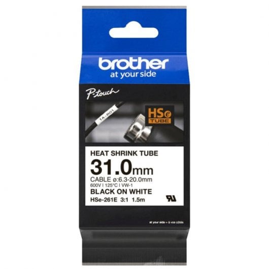 Brother HSe261E Cinta Termorretráctil para Impresora P-Touch