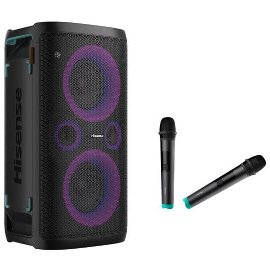 Hisense HP110 systeme de sonorisation Système d'adresse publique autoportant 300 W Noir