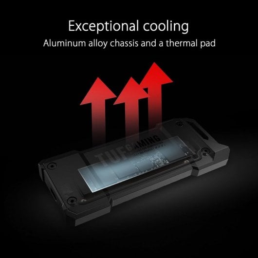 ASUS TUF Gaming AS1000 Disco Rígido Portátil 1TB SSD USB-C 3.2 Gen 2x1 M.2 NVMe® PCIe