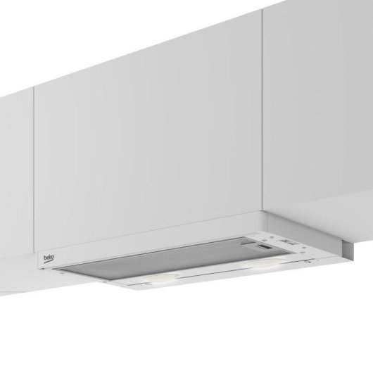 Campana extractora Beko CTB 6407 W Canalizado/Recirculación 60cm LED y filtros lavables