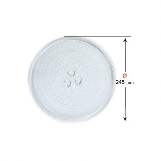 Plato Microondas Ø 245mm Universal