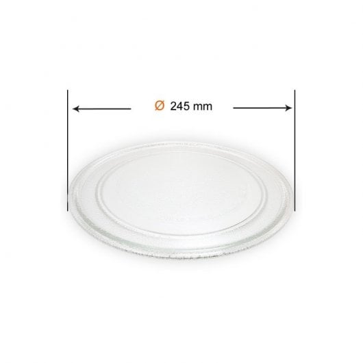 Prato Microondas Ø 245mm Universal Liso