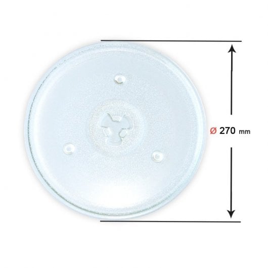 Placa Microondas Ø 270mm Universal