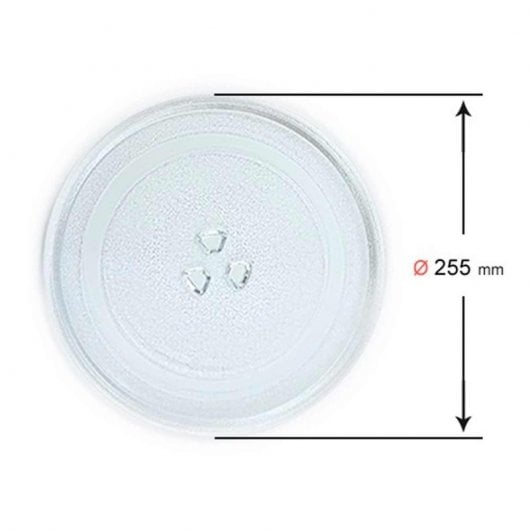 Prato Microondas Ø 255mm Universal