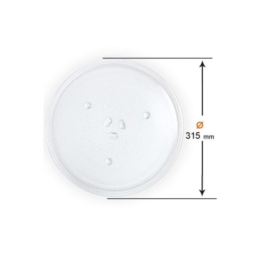Prato Microondas Ø 315mm Universal Samsung Lg