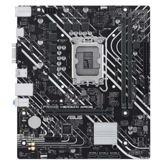 Carte mère ASUS PRIME H610M-K ARGB H610 LGA1700 DDR5 Micro-ATX RGB