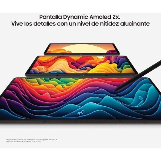 Tablette Samsung Galaxy Tab S9 11" Wi-Fi 8 Go Gris 128 Go Stylet S Pen Batterie longue durée