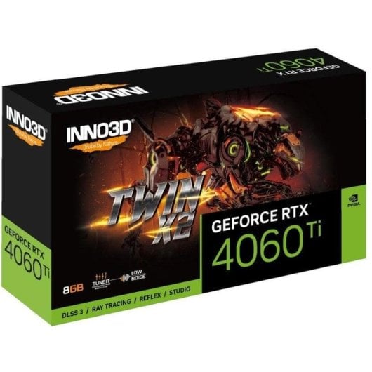Inno3D TWIN X2 GeForce RTX 4060 Ti 8GB GDDR6 DLSS3