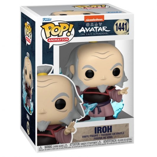Funko Pop Avatar: El ultimo Maestro Aire Iroh con Relámpago