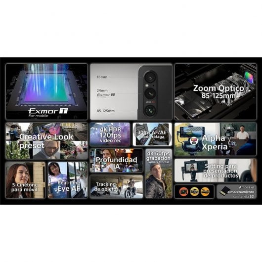 Sony Xperia 1 V 5G 6,5" OLED 12/256 Go Noir Gratuit