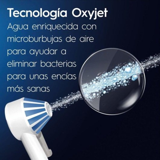Escova de Dentes Oscilante Rotativo Oral-B Pro Series 1 Oxyjet 3 Modos 1 Cabeça Temporizador Sensor de Pressão