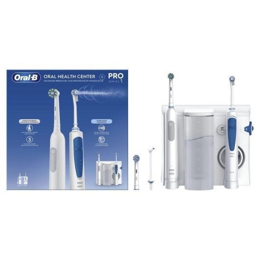 Escova de Dentes Oscilante Rotativo Oral-B Pro Series 1 Oxyjet 3 Modos 1 Cabeça Temporizador Sensor de Pressão