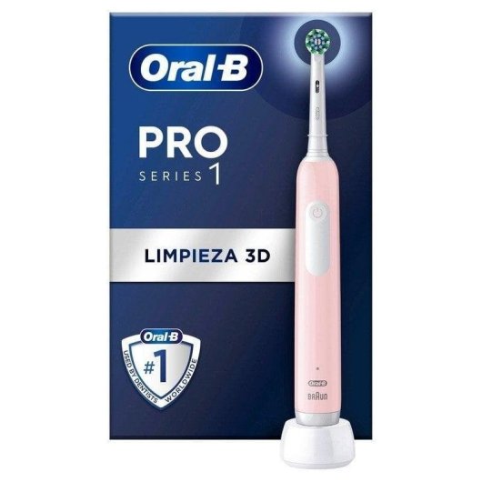 Escova de Dentes Oscilante Rotativo Oral-B Pro Series 1 3 Modos 2 Cabeças Temporizador Sensor de Pressão
