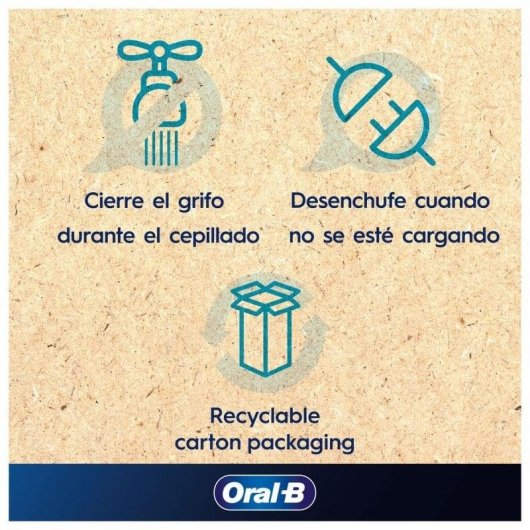 Oszillierende Zahnbürste Oral-B Pro 1 Blau 2 Bürstenköpfe Timer Drucksensor