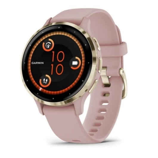 Garmin Venu 3S Bluetooth GPS 41mm AMOLED Or Rose Taille Unique Cardio Poignet SpO2 Etanche 5ATM