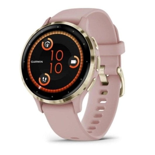 Garmin Venu 3S Bluetooth WiFi GPS 41mm AMOLED Or Rose Taille S/M 5ATM SpO2 Pulsomètre