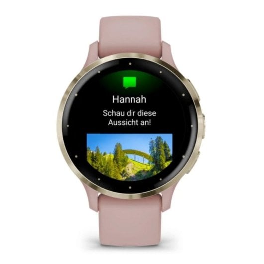 Garmin Venu 3S Bluetooth GPS 41mm AMOLED Or Rose Taille Unique Cardio Poignet SpO2 Etanche 5ATM